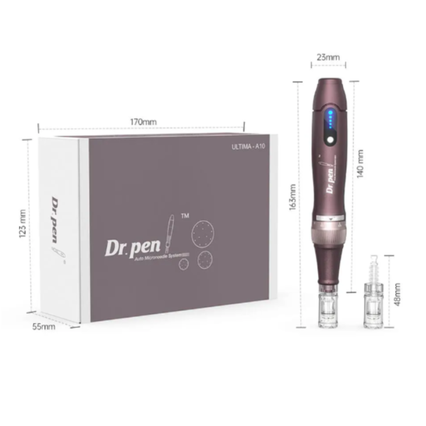 Dermapen A10w Mikroihličková mezoterapia + 10 Cartridge - Image 2