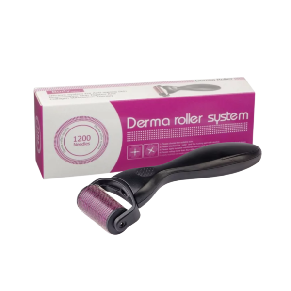 Čierny Derma Roller 1200 Titánové Ihly 0,2/0,5/1/1,5/2/2,5/3 mm - Image 2