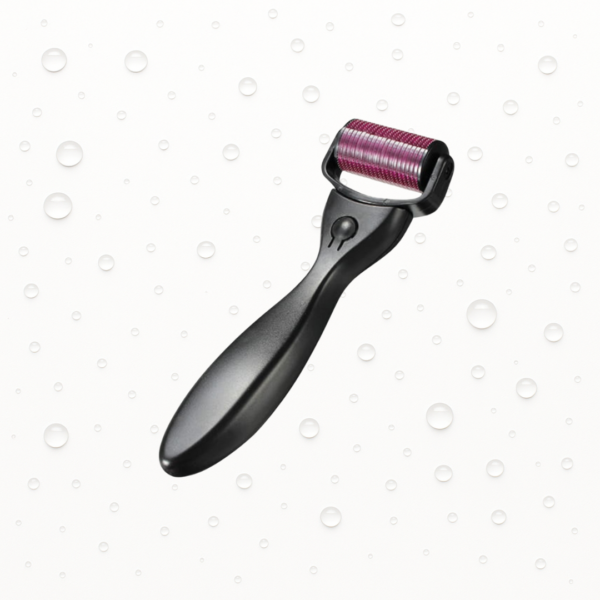 Čierny Derma Roller 1200 Titánové Ihly 0,2/0,5/1/1,5/2/2,5/3 mm