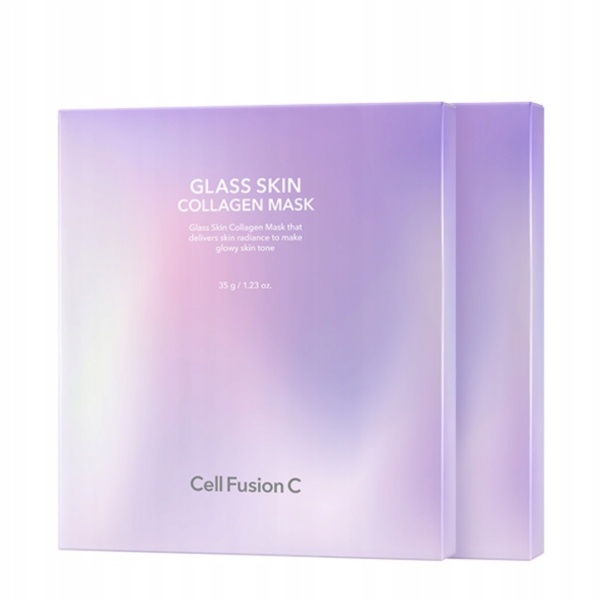Cell Fusion Vyhladzujúca Kolagénová Maska s Efektom GLASS SKIN 35g - Image 5