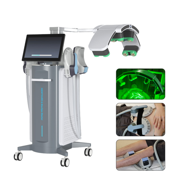 Maxi-Lipo PRO Kozmetický Laser Budovanie Svalov a Redukciu Tuku, Lipolaser s EMS, Červené a Zelené Svetlo - Image 5