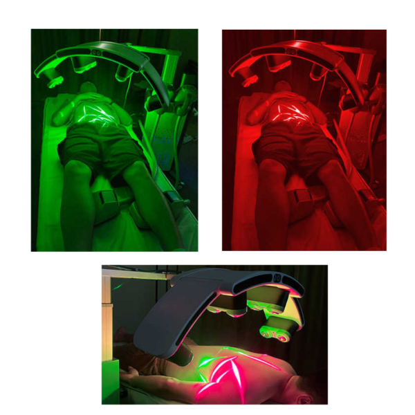Maxi-Lipo PRO Kozmetický Laser Budovanie Svalov a Redukciu Tuku, Lipolaser s EMS, Červené a Zelené Svetlo - Image 7