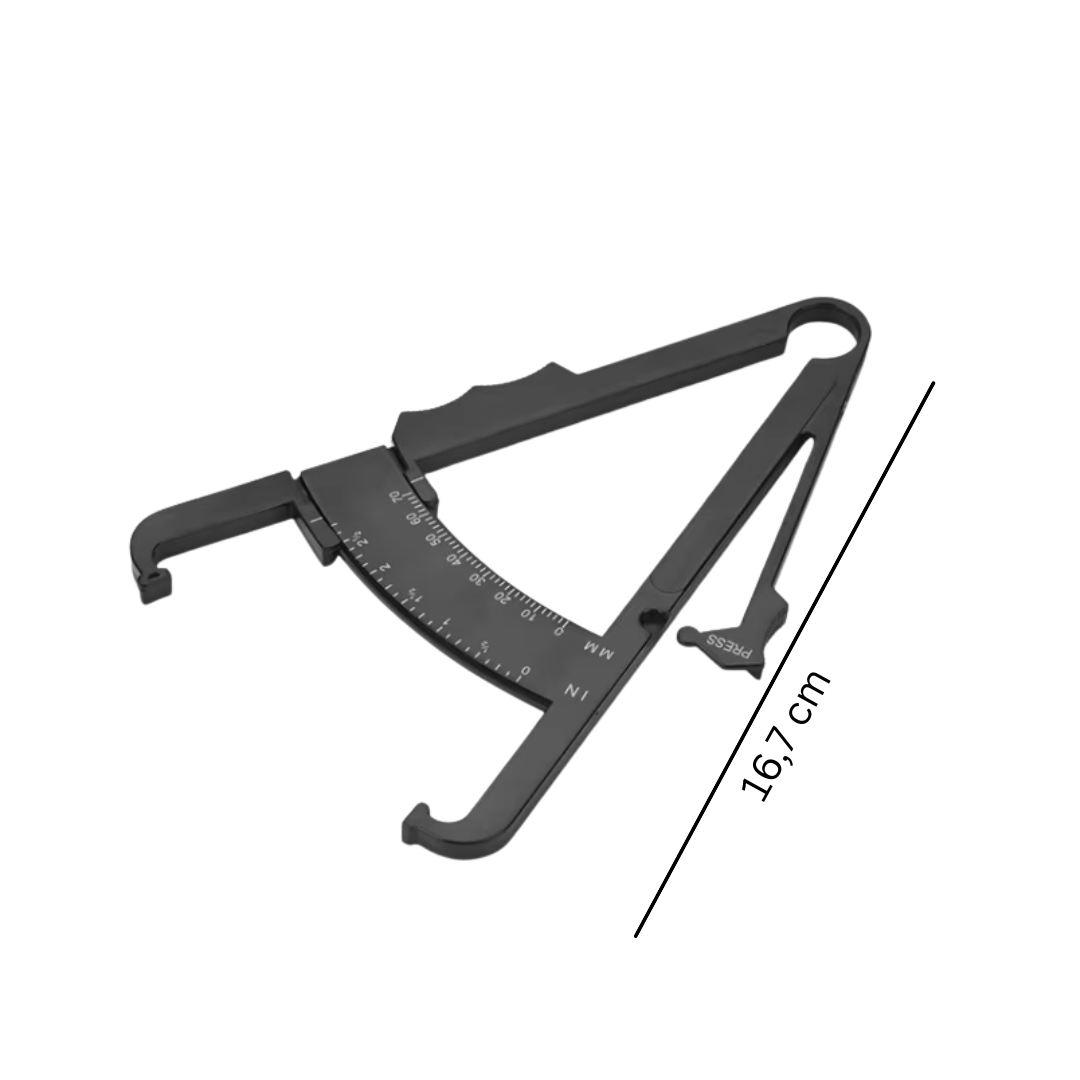 Kaliper na Meranie Telesného Tuku – Biela / Čierna / Ružová - Image 2