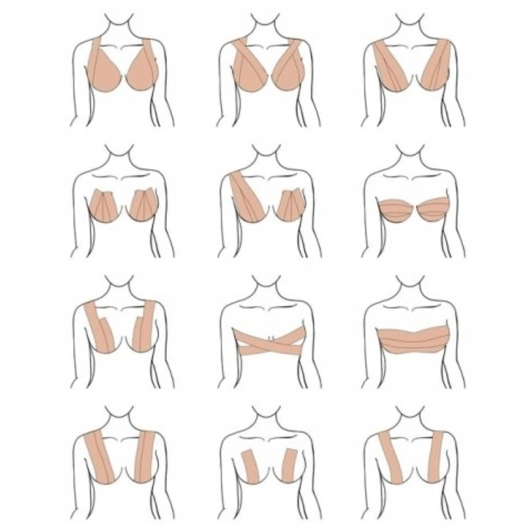 BOOB TAPE – Liftingová Páska na Modelovanie a Zdvihnutie Poprsia, Béžová - Image 4