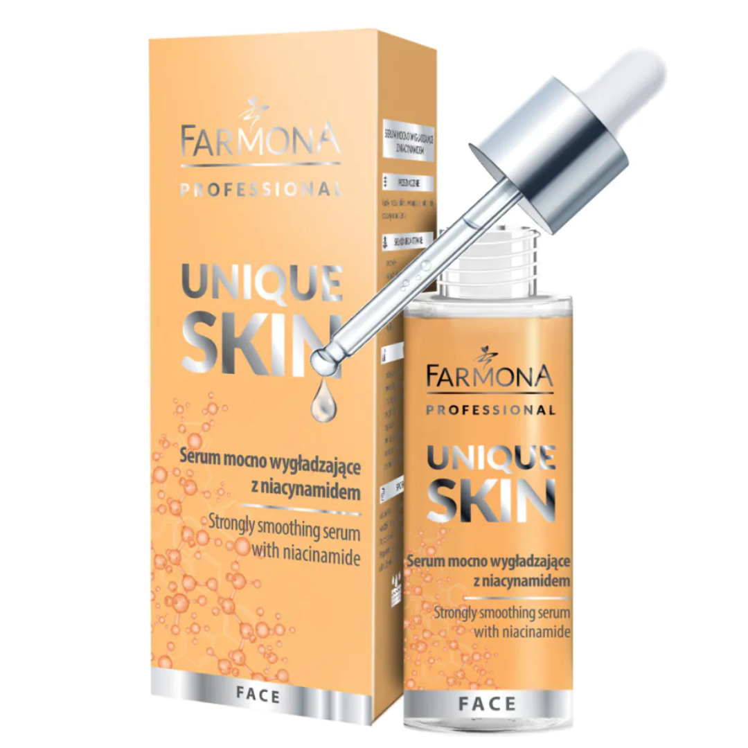 Farmona Unique Skin – Intenzívne Vyhladzujúce Pleťové Sérum s Niacínamidom 30ml
