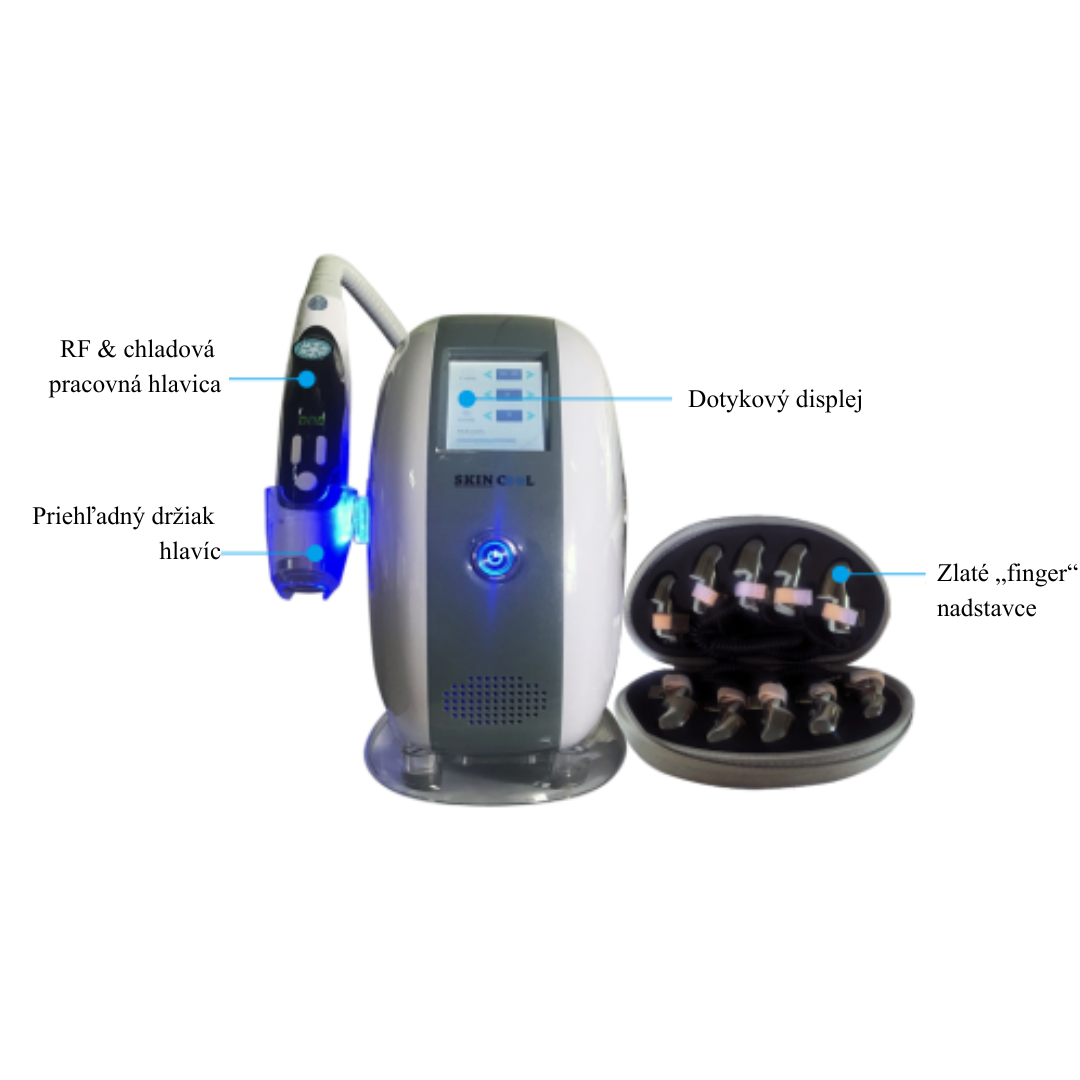 FIMES 4v1 - RF Lifting , Chladová Terapia, Bezihlová Mezoterapia, „Finger“ Technológia - Image 3