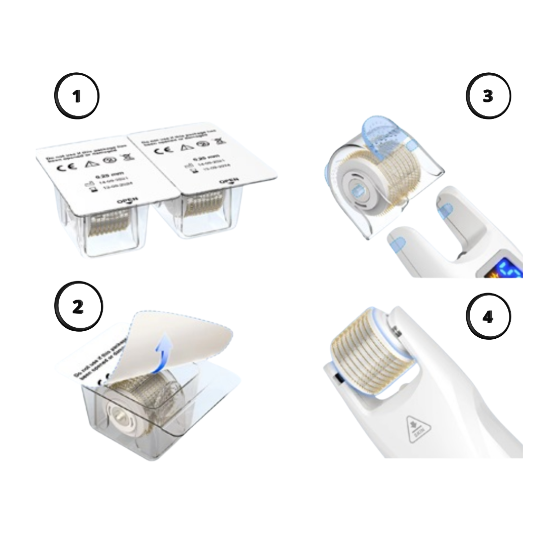 Vymeniteľné Mikroihlové Hlavice pre Bio Roller G5 (0,25mm) - Image 3